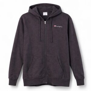 Champion Zip Up Hoodie Charcoal Gray XXL